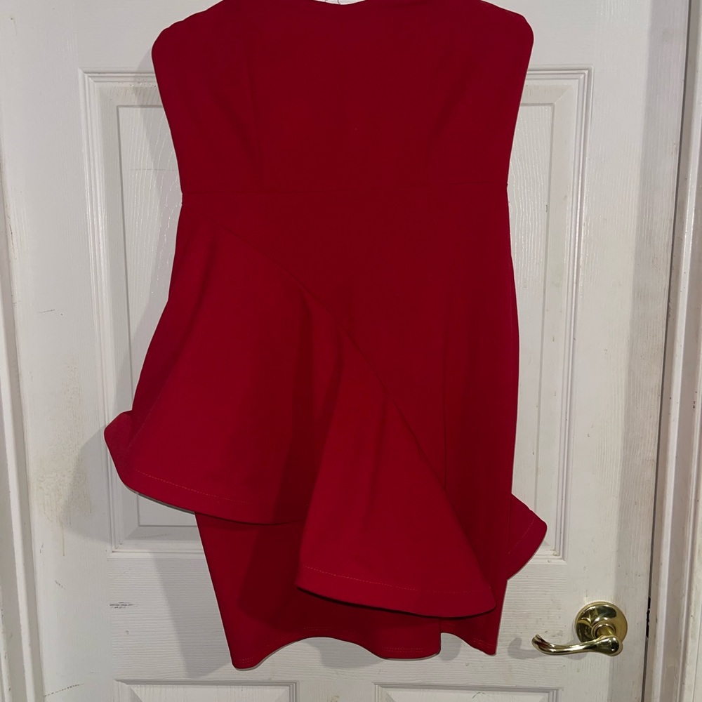 Elegant Red Women's Dress